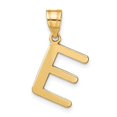 thumbnail image 1 of Diamond2Deal 14K Yellow Gold Bubble Letter E Initial Pendant for Women, 1 of 6