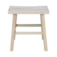 thumbnail image 2 of International Concepts 18" Saddleseat Wood Stool in Natural, 2 of 5