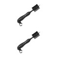 thumbnail image 1 of QualitChoice Double-Sided for Golf Club Cleaning Brush Reusable Stain Maintenance Tool with Groove Outside Training Accessories Black 2Set, 1 of 6