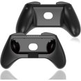 thumbnail image 4 of HEYSTOP Manette de Volant pour Nintendo Switch et Switch Modèle OLED 2021 (Lot de 4) Poignée de Manette Joy-Con et Volant de Commutation pour Mario Kart (Noir), 4 of 11