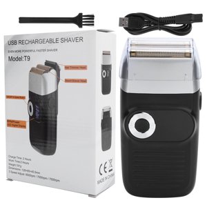 Rasoir, rasoir à tête blanche, rasoirs rechargeables, raseur électrique professionnel, pour les hommes durables à faible bruit