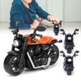 thumbnail image 3 of Moto Jouet à Rétrofriction, Modèle de Moto pour Enfants de Collection Cool à Fonctionnement Simple pour Cadeau Parfait Rouge,Bleu,Orange, 3 of 8