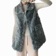 thumbnail image 2 of LOVZFMLL Vestes pour Femmes Mode Décontractée Manteau d'Hiver Intégré Veste Mi-Longue, 2 of 3
