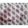 thumbnail image 4 of oneOone Silk Tabby White Fabric Geometric Line Ikat Sewing Craft Projects Fabric Prints By Yard 42 Inch Wide, 4 of 4