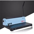 thumbnail image 2 of A4 Wire Binding Machine Double Loop Wire Binder Office Binding Iron Ring 34 Square Holes Punch Holes And Binding 2 In 1 Combo ,Easy to Use, 2 of 2