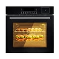 thumbnail image 1 of Four à Paroi Simple 24 Po, Fours Électriques Intégrés avec 5 Recettes Automatiques, 3000 W, 240 V, Four à Convection Intégré 2,5 Pi3, Acier Inoxydable, Commande Tactile, Minuterie, Verrou de Sécurité, 1 of 9