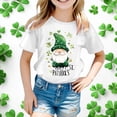 thumbnail image 1 of WEAIXIMIUNG T-Shirt Imprimé à Manches Courtes pour Enfants de la Saint-Patrick, Chemise Décontractée 140, 1 of 4