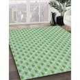 thumbnail image 3 of Ahgly Company Tapis Rectangulaire Lavable en Machine Intérieur Vert Transitionnel, 2 Pieds x 5 Pieds, 3 of 7