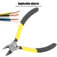 thumbnail image 1 of Strong Plastic Cutting ， Diagonal Plier， Easy To Use Durable Cut Soft Copper Wire For Cutting Soft Iron Wir Cutting Plastic Yellow + Black, 1 of 8