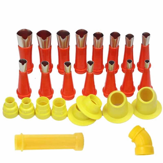 EGNMCR Family Use Integrated Rubber Nozzle Tool Kit, Rubber Nozzle Tool With Base, Stainless Steel Material, Caulking Nozzle Applicator Coating For Home Rubber nozzle