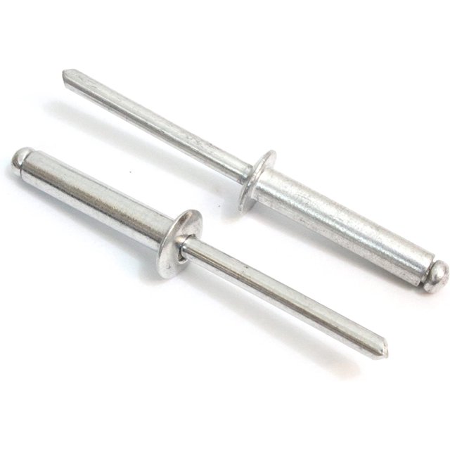 ORUYROP Rivets, Aluminum, 3/16" x 1" Inch, (6-16), Choose Size, Gap (.75-1)" (100 Pack), Blind Rivet by .