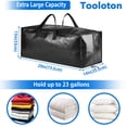 thumbnail image 4 of Tooloton Heavy Duty Moving Bags, Extra Large, Black (4 Pack), 4 of 4