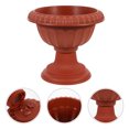 thumbnail image 3 of Urn Planter Plastic Red For Home Decorators 1Pcs 7.9X7.1X7.1in, 3 of 7