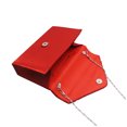 thumbnail image 2 of VONKY Sac Enveloppe pour Femmes Portable avec Fermoir Strass de Rechange Élégant Couleur Unie Fête Banquet Sac à Main de Mariée Pochette Rouge, 2 of 6