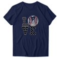 thumbnail image 2 of Aboser T-Shirts Graphiques de Baseball Love pour Femmes 2024 Été Col Rond T-Shirts Baseball Cadeaux de la Fête des Mothers Hauts Amples à Manches Courtes, 2 of 3