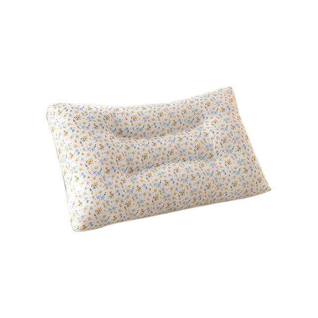 Yhmxh Bedding Super Soft Cotton Pillow Neck Protection Pillow Flower Print Pillow 23.6X15.7 In Skin-friendly Throw Blanket Machine Washable Microfiber Bed Sheet Set
