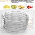 thumbnail image 2 of Stand for Ninja Foodi Pressure Cooker and Air Fryer, Food Grade Stainless Steel Dehydrator Rack, 1 Pack/Set, 6.5 8 Qt, 2 of 6
