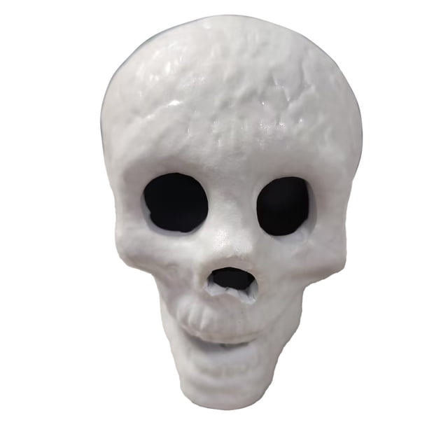 RKSTN Fall Decorations for Home Reusable Halloween Firepit Skull Fire Logs,Human Skull Ceramic,Fireproof Skull Fire Pile Up Halloween Decor For Party, BBQ, Bonfire, Campfires, Fireplaces Decorations