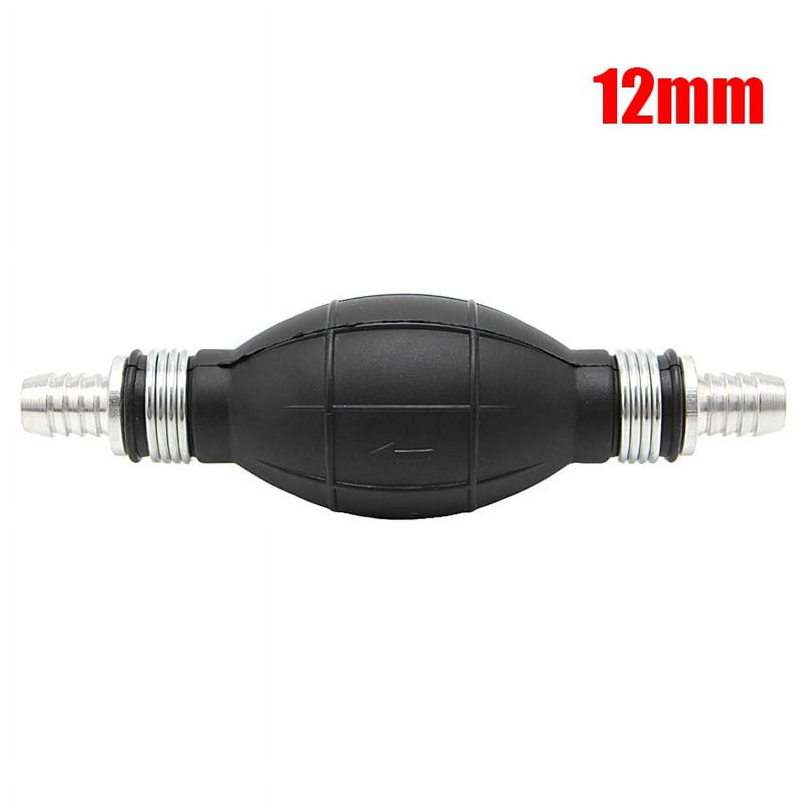 Ampoule d'Amorçage de Pompe à Carburant, Pompe à Essence en Caoutchouc + Aluminium