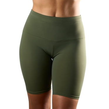 Underworks Vulvar Varicosity Support Gym Shorts for Women - Army Green - 4XLarge