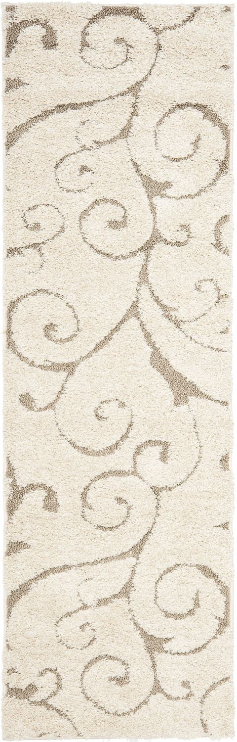 SAFAVIEH Florida Douglas Floral Vines Shag Area Rug