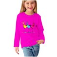 thumbnail image 1 of Huvoen T-Shirt de Base à Manches Longues pour Tout-Petit Unisexe, Chemisiers et Chemises à Manches Longues à Col Rond pour Filles, Chemises à Manches Longues à Imprimés, Jolis Chandails Ras du Cou, Hauts, Chemisiers Habillés Décontractés, Vêtements, Roses, 5 Ans, 1 of 5