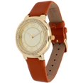 thumbnail image 3 of Montre Femme Élégante – Boîtier Doré & Strass / Bracelet Marron, 3 of 3