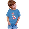 thumbnail image 4 of TZEWGL Hauts pour Enfants Imprimé Graphique Col Rond Manches Courtes Ample pour Filles Garçons Taille 2-3T, 4 of 4