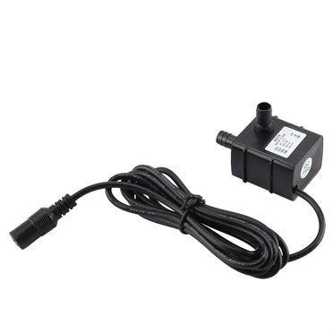 DC12V 240L H Water Pump With Power Cord, Fountain Pump For Hydroponics Tabletop Fountain Pet Fountain Quiet Aquariums Water Feature Submersible Pump