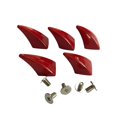 thumbnail image 1 of GUOOL 5 Pcs Clous de Forme Rivets pour Chapeau Sac Artisanat en Cuir Décoration Rouge, 1 of 6