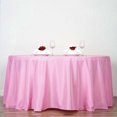 thumbnail image 3 of LNGOOR 108” Wholesale Round Tablecloth Polyester Round Table Linens For Wedding Party Banquet Restaurant -  WHITE, 3 of 10
