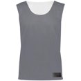 thumbnail image 1 of ASI 9718.R04.XS Youth Mesh Reversible Pinnie Top, Graphite & White - Extra Small, 1 of 1