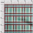 thumbnail image 1 of oneOone Silk Tabby Fabric Madras Check Printed Fabric 1 Yard 42 Inch Wide, 1 of 4