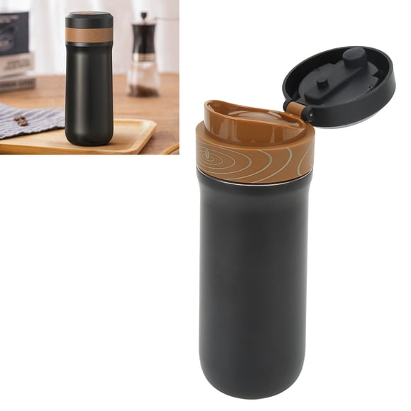 Outdoor Portable Coffee Pot, French Press Coffee Maker 304 Grade Stainless Steel Insulated Coffee Press, Portable Pour Over Coffee Maker Set With Coffee Grounds Filter