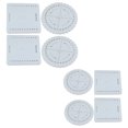 thumbnail image 2 of 8 Pcs Disques Ronds Carrés pour Tricot, Planche à Perles pour Tissage de Cordes, Outil de Bricolage, 2 of 9