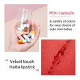 thumbnail image 4 of Ensemble de Rouges à Lèvres Mats Mini Capsule Ensemble de Rouges à Lèvres Velours Mat Rouge à Lèvres Lisse Longue Tenue Imperméables Ensemble de Maquillage 16 Couleurs, 4 of 6