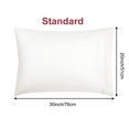 thumbnail image 3 of Unique Bargains 100% Long-Staple Combed Cotton Embroidered Pillow Cases Pillowcase, 3 of 8