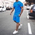 thumbnail image 2 of Men's Suits Quick-Dit Summer Tracksuit for Everyday Casual Outdoor Travel Performance Athletic Set, 2 of 5