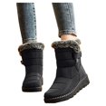 thumbnail image 3 of Bottes d'Hiver pour Femmes, Mode, Confortables, Extérieur, Mi-Longues, Chaussures pour Temps Froid, Randonnée et Aventure, 3 of 9