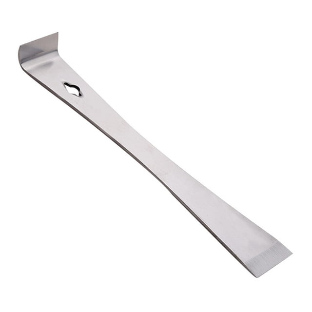 Upgrade Stainless Steel Pry Bar Scraper Set - Multifunctional Trim Puller Tool for Baseboard Nail Removal and Small Flat Pry Bar for Pulling Tasks