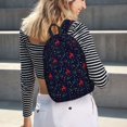 thumbnail image 5 of Vsdgher Christmas Deer Print Canvas Backpack Travel Rucksack Unisex Knapsack 15.7/17.7Inch Laptop Backpack for Work,College-Medium, 5 of 5