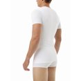 thumbnail image 4 of Underworks Mens Cotton Concealer Compression V-neck T-shirt, 4 of 5