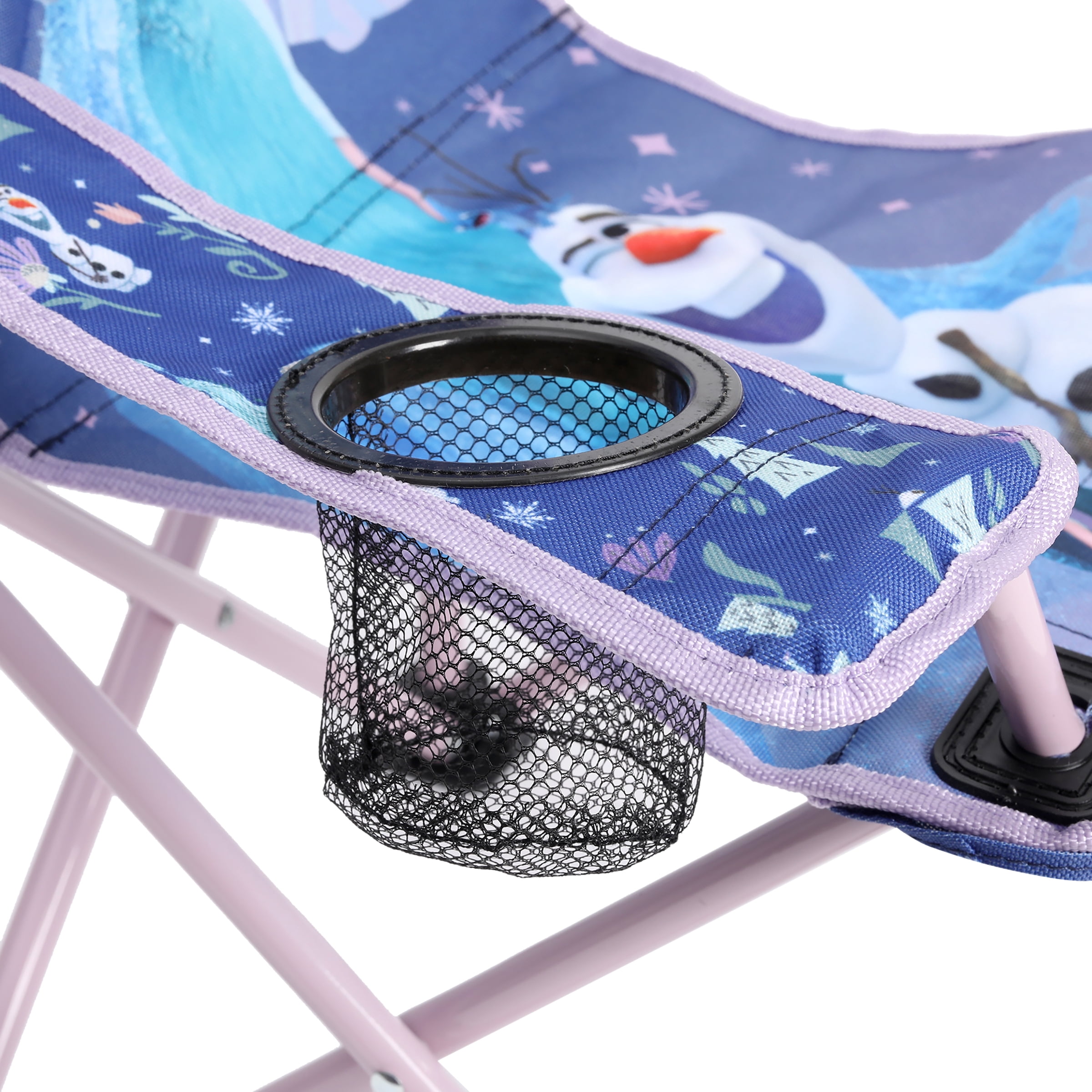 Disney's Frozen Youth Polyester Camp Chair with Cup Holder