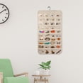 thumbnail image 5 of AMERTEER Hanging Jewelry Organizer With 80 Pockets Dual Sizes Non Woven Holder Accessory Display with Hanger Metal, 5 of 5