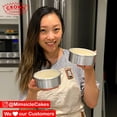 thumbnail image 2 of Crown 5 inch Cake Pans, 2" Deep, 2 Pack, Professional Baking Pans, Heavy Duty, Easy Release, Pure Aluminum, 2 of 7