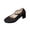 Black, variant on Mary Jane Shoes Mid Block Chunky Closed Toe Heels Dress Shoes for Women Square Toe Ankle Strap Wedding Prom Work Office Dressy Heels