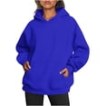 thumbnail image 1 of MeetoTime Sweat à Capuche Surdimensionné pour Femmes 2024 Décontracté à Manches Longues avec Poches, 1 of 5