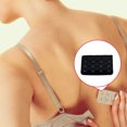 thumbnail image 3 of Baohd Extension Strap Bra Extenders Buckle 4 Hook Breathable Practical Accessories Adjustable Replacement 3 Rows Underwear black, 3 of 5