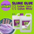 thumbnail image 4 of SCS Direct Colle pour Fabrication de Slime Maddie Rae, 1/2 Gallon Transparent et 1/2 Gallon Blanc, Lot de 2, Lot de 2, 4 of 4