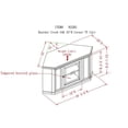 thumbnail image 2 of Leick Furniture Mission Meuble Télé d'Angle de 46 Pouces en Fini Chêne, 2 of 7